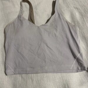 Women's white lululemon align tank top size:6